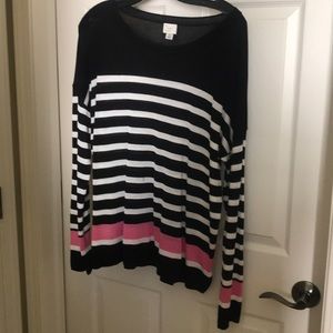 A new day sheer stripe sweater